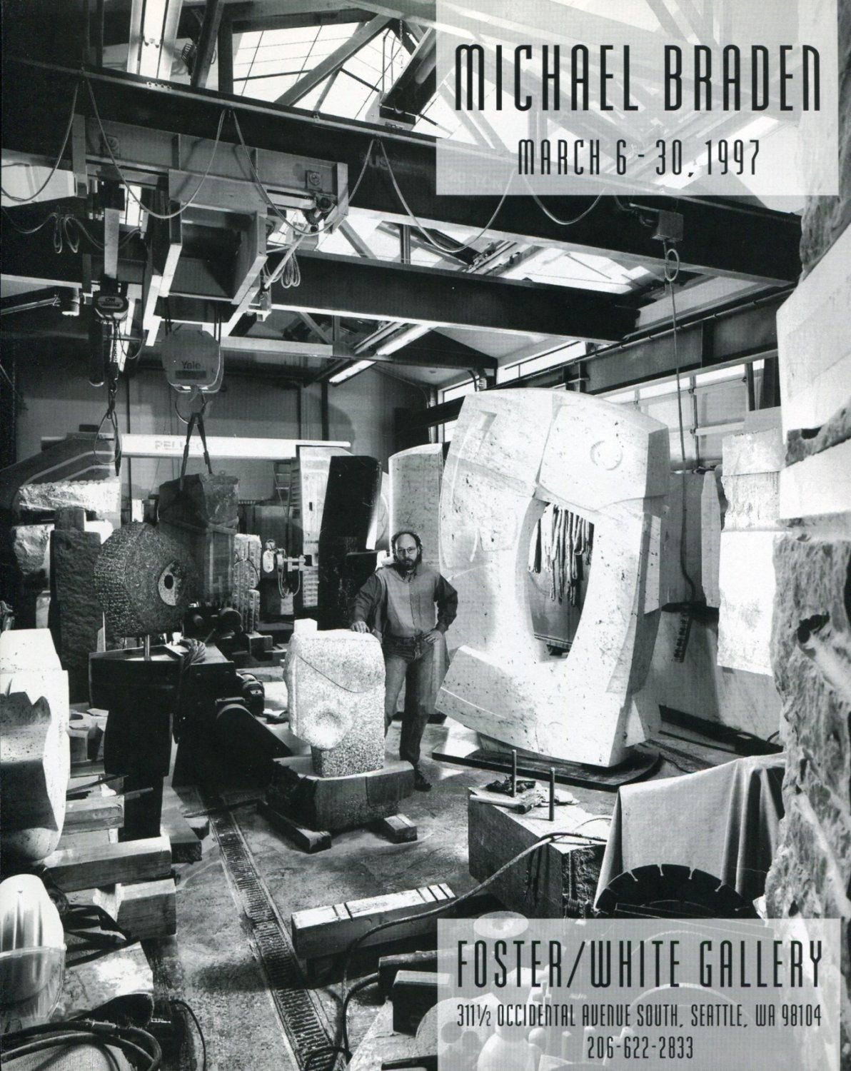 Michael Braden 1997 Art Exhibition Ad Advert Foster/White