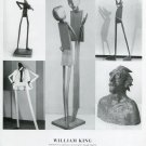 William King Aspects 1997 Art Exhibition Ad Advert William King Aspects 1997 Art Exhibition Ad Advert