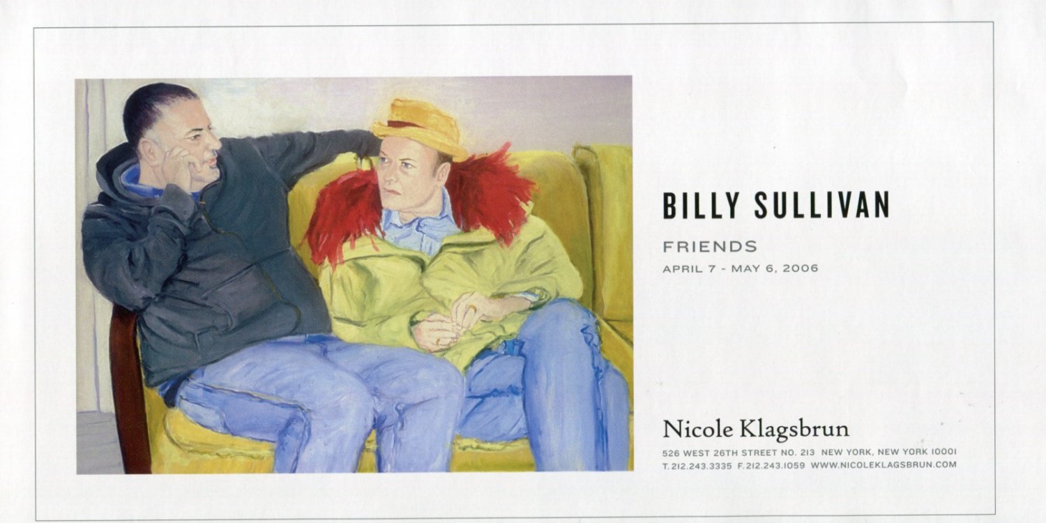 Billy Sullivan Friends 2006 Art Exhibition Ad Advert