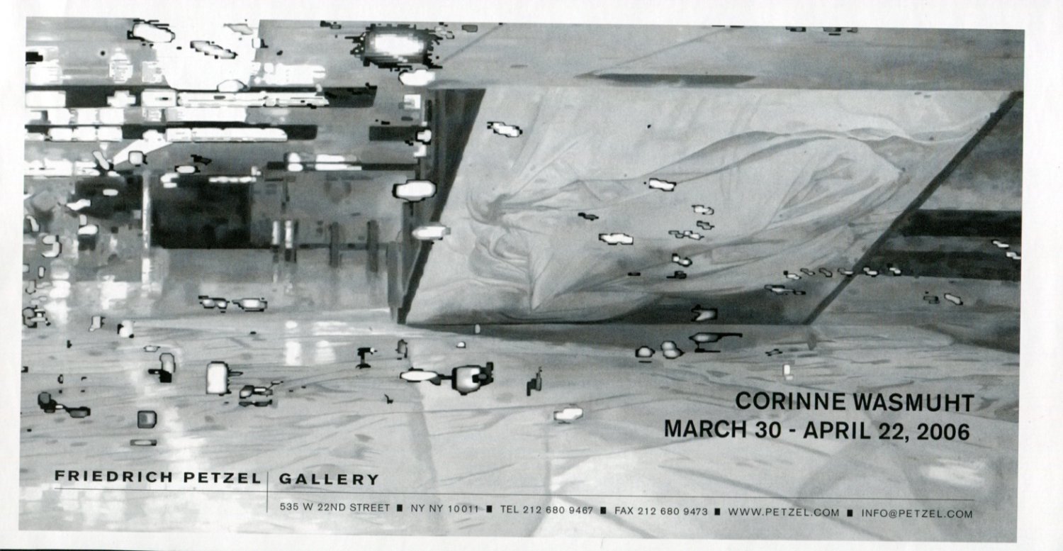 Corinne Wasmuht 2006 Art Exhibition Ad Advert