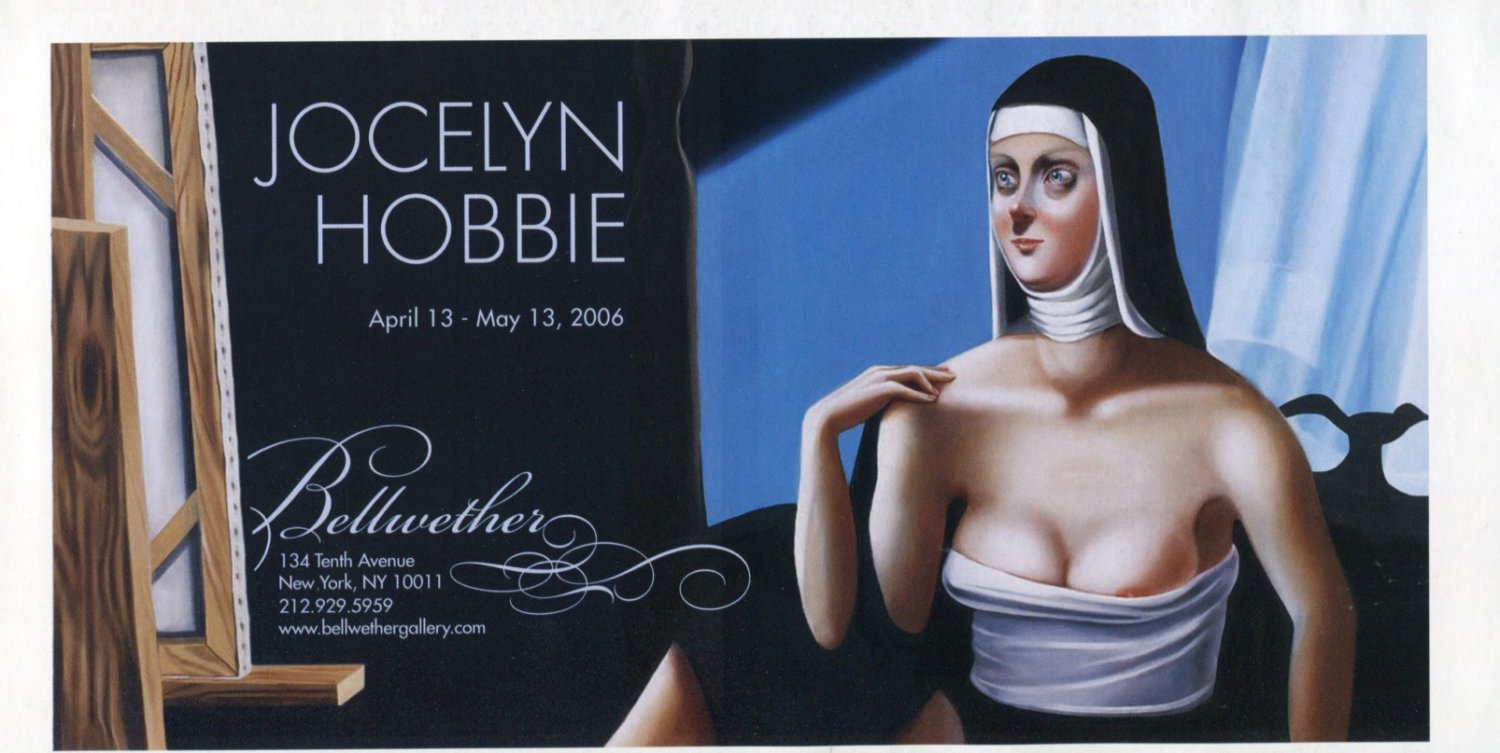 Jocelyn Hobbie 2006 Art Exhibition Ad Advert