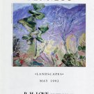 Scott Bennett 1992 Art Exhibition Ad Advert
