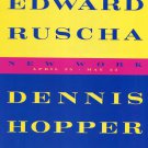 Edward Ruscha Dennis Hopper 1992 Art Exhibition Ad Advert Tony Shafrazi Gallery