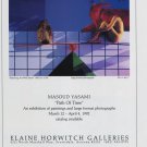 Masoud Yasami Path of Time 1992 Art Exhibition Ad Advert Masoud Yasami Path of Time 1992 Art Exhibition Ad Advert