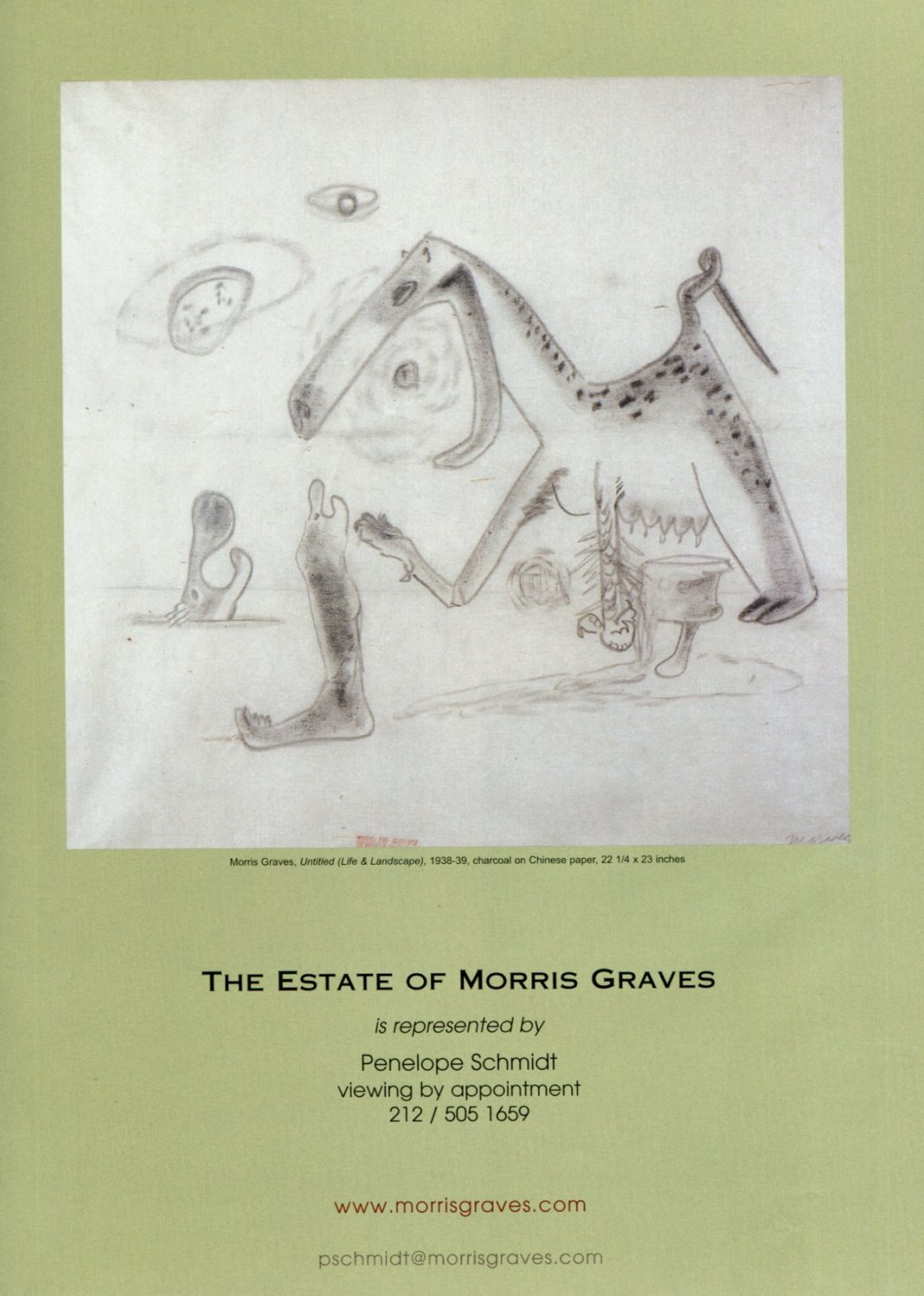 Morris Graves Art Ad Advert Advertisement