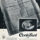 1952 Cortebert Watch Company Switzerland Vintage 1952 Swiss Ad Suisse Advert Schweiz 1952 Cortebert Watch Company Switzerland Vintage 1952 Swiss Ad Suisse Advert Schweiz