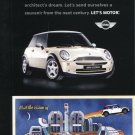 BMW Mini Cooper Arcosanti AZ Arizona Ad Postcard Mini Motoring Tour Advert BMW Mini Cooper Arcosanti AZ Arizona Ad Postcard Mini Motoring Tour Advert
