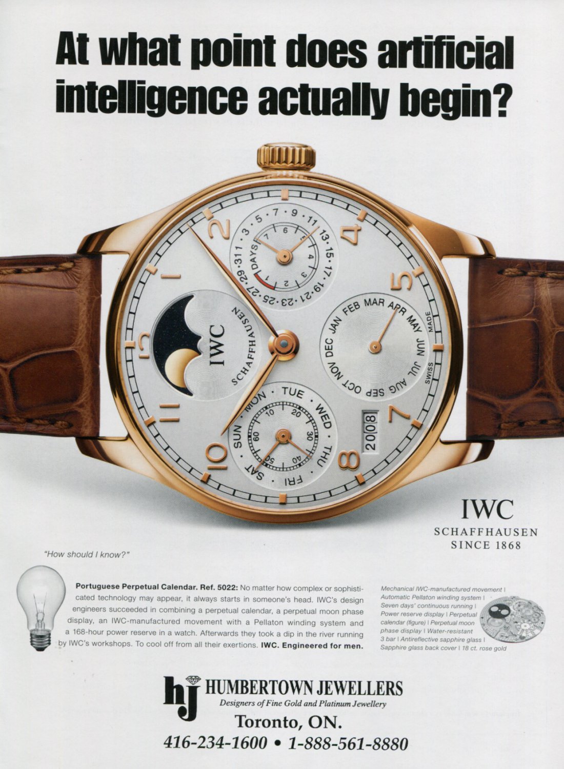 IWC International Watch Company Artificial Intelligence ...