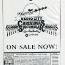 1996 Rockettes Radio City Christmas Spectacular Ticketmaster 1996 Magazine Ad Advert