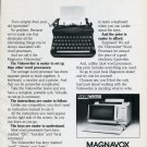 1987 Ad for Magnavox Videowriter Word Processor Magazine Ad Advertisement Advert