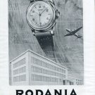 1952 Rodania Watch Company Grenchen Switzerland Rodana Watch Co. 1952 Swiss Ad Suisse Advert Schweiz