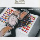 1947 Sabina Watch Company Paul-Virgile Mather SA Switzerland Vintage 1947 Swiss Ad Advert Suisse
