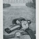 1947 Orfina Watch Company Grenchen Switzerland Vintage 1947 Swiss Ad Advert Suisse Suiza Schweiz 1947 Orfina Watch Company Grenchen Switzerland Vintage 1947 Swiss Ad Advert Suisse Suiza Schweiz