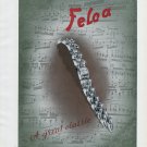 1947 Felca Watch Company Switzerland Vintage 1947 Swiss Ad Advert Suisse Schweiz Suiza
