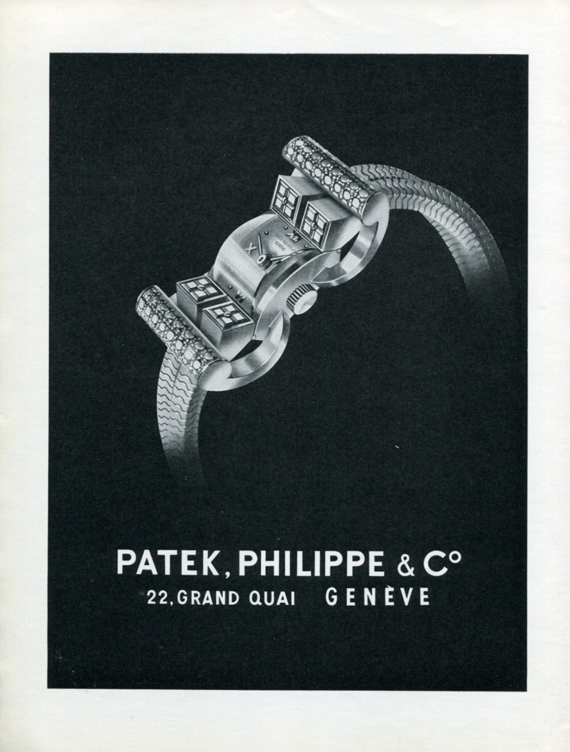 1947 Patek Philippe Watch Company Switzerland Vintage 1947 Swiss Ad Advert Suisse Schweiz Suiza