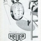 1947 Heuer Watch Company Ed Heuer & Co Switzerland Vintage 1947 Swiss Ad Advert Suisse Schweiz