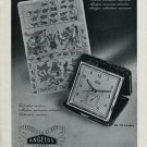 1946 Angelus Clock Company Switzerland Vintage 1946 Swiss Ad Advert Suisse Suiza Schweiz