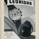 1953 Leonidas Watch Company St-Imier Switzerland Vintage 1953 Swiss Ad Advert Suisse Suiza Schweiz