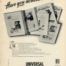 1952 Universal Watch Company Universal Geneve Switzerland 1952 Swiss Ad Advert Suisse Suiza 1952 Universal Watch Company Universal Geneve Switzerland 1952 Swiss Ad Advert Suisse Suiza
