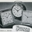 1946 Swiza Clock Company Louis Schwab SA Switzerland Vintage 1946 Swiss Ad Advert Suisse Suiza