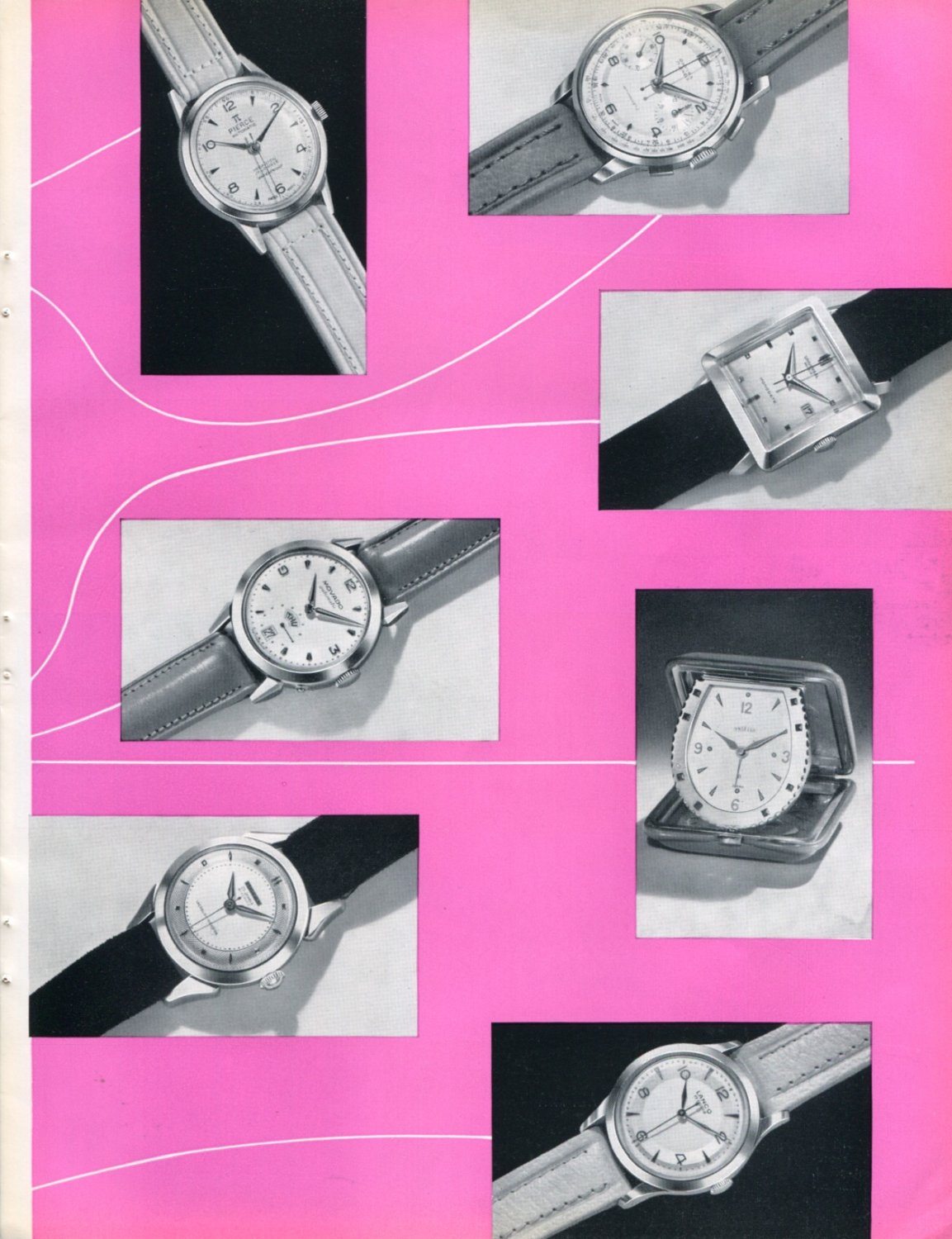1953 Swiss Watch Fair Basel Jaeger-LeCoultre Heuer Leonidas Eberhard Universal Geneve Switzerland