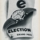 1953 Election Watch Company Switzerland Grand Prix Ad Vintage 1953 Swiss Ad Advert Suisse Schweiz