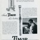 1947 Timor Watch Company Trust Timor It's Tested Ad Advert Vintage 1947 Swiss Ad Suisse Suiza