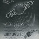 1947 Albert Lang & Fils Zurich Switzerland Vintage 1947 Swiss Ad Advert Suisse Horology