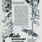 1948 Mido Multifort Watch Ad Advert Vintage 1948 Swiss Magazine Ad Switzerland Suiza Suisse 1948 Mido Multifort Watch Ad Advert Vintage 1948 Swiss Magazine Ad Switzerland Suiza Suisse