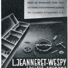1947 L Jeanneret-Wespy Societe Anonyme Vintage 1947 Swiss Magazine Ad Advert Horology Suisse 1947 L Jeanneret-Wespy Societe Anonyme Vintage 1947 Swiss Magazine Ad Advert Horology Suisse