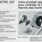1969 Ad Paul Witschi Wicometre 20T Ad Advert Vintage Swiss Magazine Ad Print Ad Horology 1969 Ad Paul Witschi Wicometre 20T Ad Advert Vintage Swiss Magazine Ad Print Ad Horology