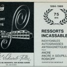1969 Phina W Schwab-Feller Fabrique de Ressorts Swiss Magazine Print Ad Advert Horology 1969 Phina W Schwab-Feller Fabrique de Ressorts Swiss Magazine Print Ad Advert Horology