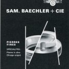 1969 Sam Baechler +Cie Switzerland Vintage Swiss Magazine Ad Print Ad Advert Suisse Horology