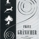 1969 Fritz Granicher SA Fabrique de Ressorts Swiss Magazine Print Ad Advert Suisse Horology