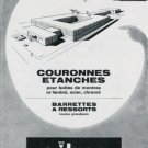 1969 Pibor SA Switzerland Vintage Swiss Magazine Print Ad Advert Suisse Horology Horlogerie