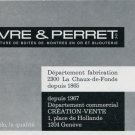 1969 Favre & Perret SA Switzerland Vintage Swiss Magazine Print Ad Advert Suisse Horology Horlogerie