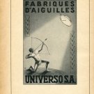 1948 Universo SA Switzerland Vintage Swiss Magazine Print Ad Advert Horology 1940's 1948 Universo SA Switzerland Vintage Swiss Magazine Print Ad Advert Horology 1940's
