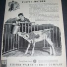 Original 1945 United States Rubber Company Farming Cows Calves Vintage 1940's Ad Magazine Advert Original 1945 United States Rubber Company Farming Cows Calves Vintage 1940's Ad Magazine Advert