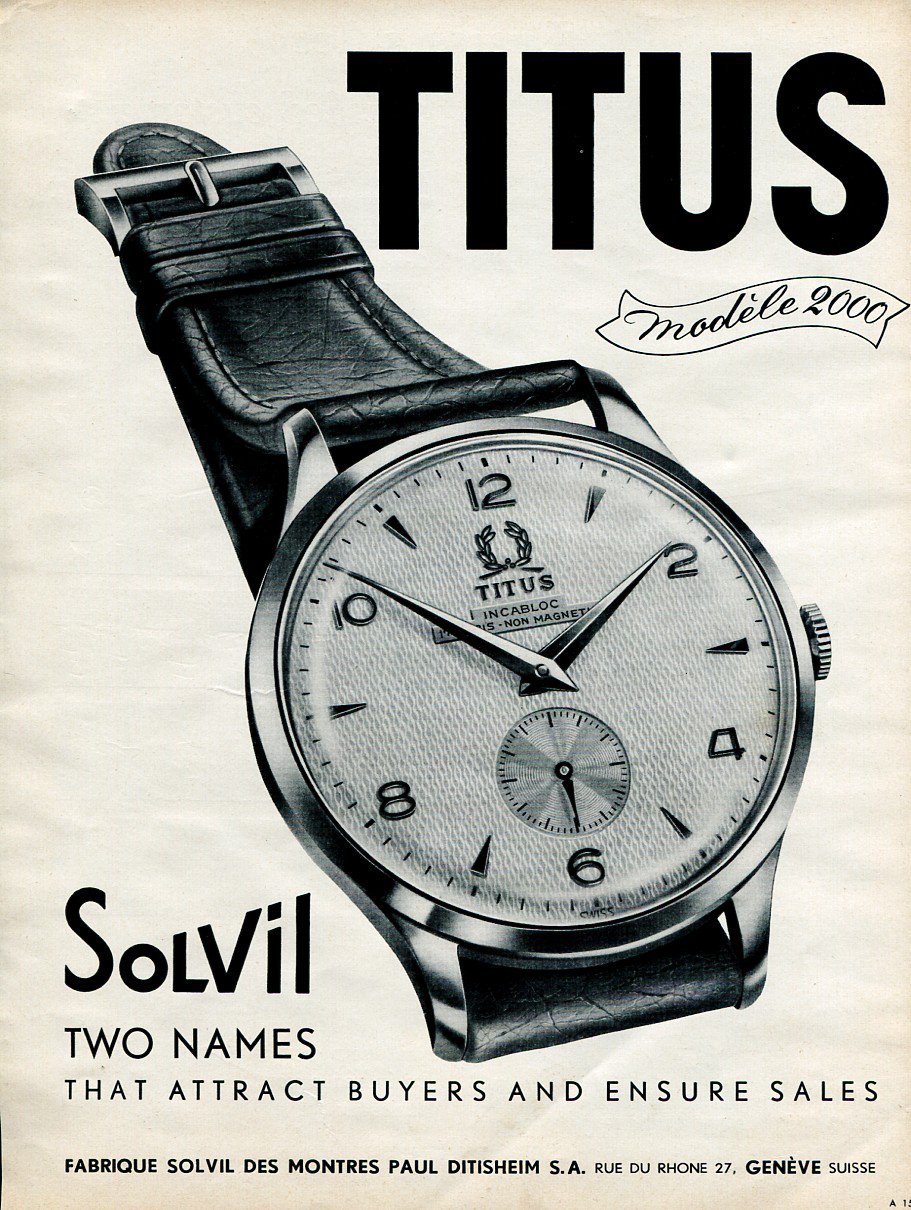 Titus watch clearance brand