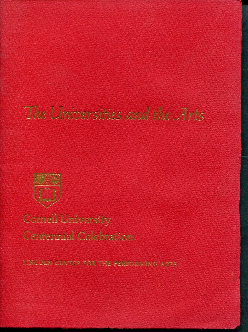 Original 1965 Cornell University Centennial Program Lincoln Center for Performing Arts 1960's