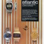 1977 Atlantic Watch Company Bettlach Switzerland 1970's Swiss Print Ad Publicite Suisse Montres