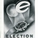 Original 1949 Election Watch Comapny Switzerland 1940's Swiss Magazine Ad Publicite Suisse Montres Original 1949 Election Watch Comapny Switzerland 1940's Swiss Magazine Ad Publicite Suisse Montres