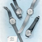 Original 1949 Langendorf Watch Company Lanco Lancyl Switzerland Swiss Print Ad Publicite Suisse