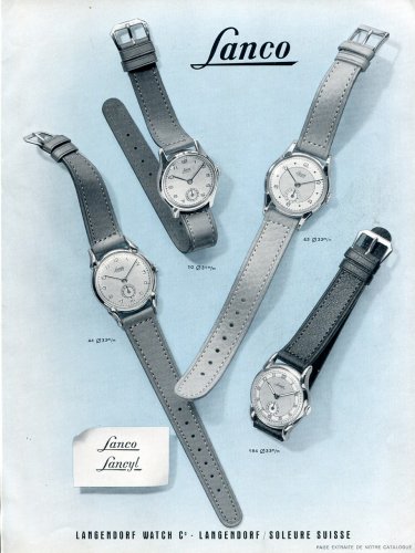 Antiques Atlas - A Gents 1950s Lanco Wrist Watch as170a4183