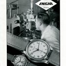 Original 1949 Enicar SA Watch Co Switzerland 1940s Swiss Print Ad Publicite Suisse Montres