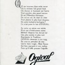 1949 Ogival SA Watch Company Switzerland Original 1940s Swiss Print Ad Publicite Suisse Montres