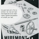 1949 Miremont SA Switzerland 1940s Swiss Print Ad Advert Suisse Publicite Horology