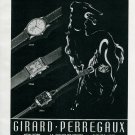 1945 Girard-Perregaux Watch Company Original 1940's Swiss Print Ad Publicite Suisse Montres Mimo