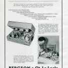 1945 Bergeon & Cie Schweizerische Mustermesse Basel Swiss Ad Advert Schweiz