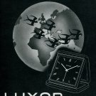 1945 Montres Luxor SA Clock Company Switzerland Swiss Print Ad Publicite Suisse Schweiz